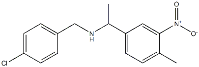 [(4-chlorophenyl)methyl][1-(4-methyl-3-nitrophenyl)ethyl]amine