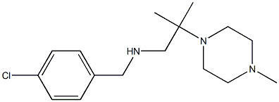 [(4-chlorophenyl)methyl][2-methyl-2-(4-methylpiperazin-1-yl)propyl]amine