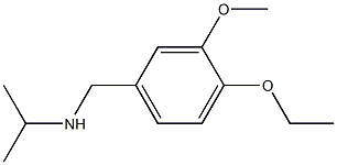 [(4-ethoxy-3-methoxyphenyl)methyl](propan-2-yl)amine Struktur