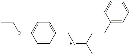 [(4-ethoxyphenyl)methyl](4-phenylbutan-2-yl)amine Structure