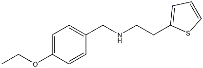 [(4-ethoxyphenyl)methyl][2-(thiophen-2-yl)ethyl]amine Struktur