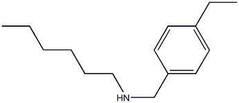 [(4-ethylphenyl)methyl](hexyl)amine Structure