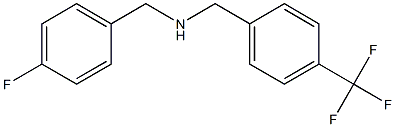 [(4-fluorophenyl)methyl]({[4-(trifluoromethyl)phenyl]methyl})amine