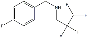 [(4-fluorophenyl)methyl](2,2,3,3-tetrafluoropropyl)amine Struktur