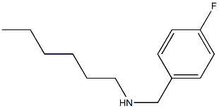 [(4-fluorophenyl)methyl](hexyl)amine Structure