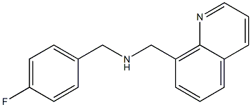  [(4-fluorophenyl)methyl](quinolin-8-ylmethyl)amine