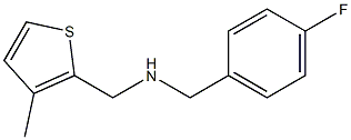  [(4-fluorophenyl)methyl][(3-methylthiophen-2-yl)methyl]amine