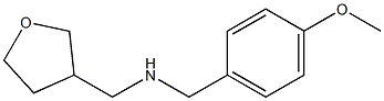 [(4-methoxyphenyl)methyl](oxolan-3-ylmethyl)amine 化学構造式