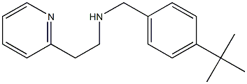[(4-tert-butylphenyl)methyl][2-(pyridin-2-yl)ethyl]amine 化学構造式