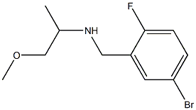 [(5-bromo-2-fluorophenyl)methyl](1-methoxypropan-2-yl)amine|