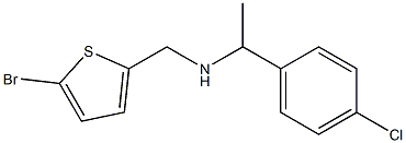  [(5-bromothiophen-2-yl)methyl][1-(4-chlorophenyl)ethyl]amine