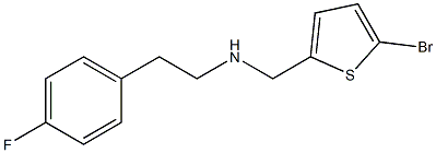 [(5-bromothiophen-2-yl)methyl][2-(4-fluorophenyl)ethyl]amine Structure