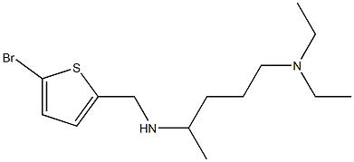 [(5-bromothiophen-2-yl)methyl][5-(diethylamino)pentan-2-yl]amine|