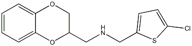 [(5-chlorothiophen-2-yl)methyl](2,3-dihydro-1,4-benzodioxin-2-ylmethyl)amine