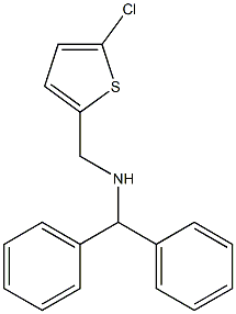 [(5-chlorothiophen-2-yl)methyl](diphenylmethyl)amine