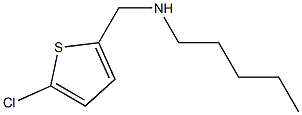 [(5-chlorothiophen-2-yl)methyl](pentyl)amine,,结构式