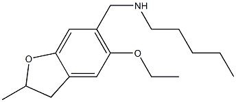 [(5-ethoxy-2-methyl-2,3-dihydro-1-benzofuran-6-yl)methyl](pentyl)amine Struktur