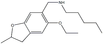 [(5-ethoxy-2-methyl-2,3-dihydro-1-benzofuran-6-yl)methyl](pentyl)amine|