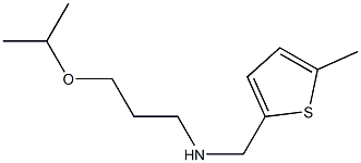 [(5-methylthiophen-2-yl)methyl][3-(propan-2-yloxy)propyl]amine 化学構造式