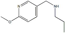 [(6-methoxypyridin-3-yl)methyl](propyl)amine Structure