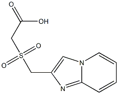 [(imidazo[1,2-a]pyridin-2-ylmethyl)sulfonyl]acetic acid Structure