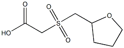 [(tetrahydrofuran-2-ylmethyl)sulfonyl]acetic acid 化学構造式