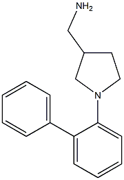 [1-(1,1'-biphenyl-2-yl)pyrrolidin-3-yl]methylamine Structure