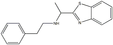 [1-(1,3-benzothiazol-2-yl)ethyl](2-phenylethyl)amine