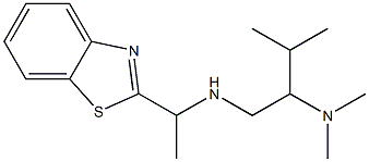 [1-(1,3-benzothiazol-2-yl)ethyl][2-(dimethylamino)-3-methylbutyl]amine