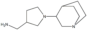 [1-(1-azabicyclo[2.2.2]oct-3-yl)pyrrolidin-3-yl]methylamine Structure