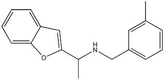 [1-(1-benzofuran-2-yl)ethyl][(3-methylphenyl)methyl]amine