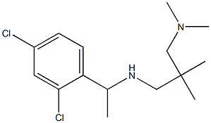 [1-(2,4-dichlorophenyl)ethyl]({2-[(dimethylamino)methyl]-2-methylpropyl})amine Structure