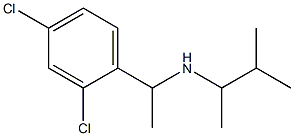 [1-(2,4-dichlorophenyl)ethyl](3-methylbutan-2-yl)amine 化学構造式