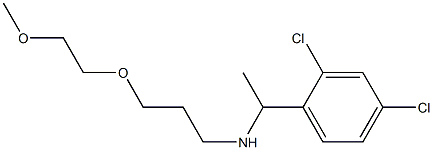 [1-(2,4-dichlorophenyl)ethyl][3-(2-methoxyethoxy)propyl]amine Structure