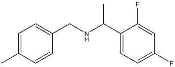 [1-(2,4-difluorophenyl)ethyl][(4-methylphenyl)methyl]amine|