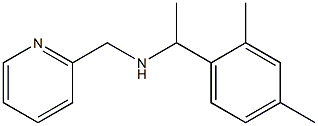 [1-(2,4-dimethylphenyl)ethyl](pyridin-2-ylmethyl)amine Structure