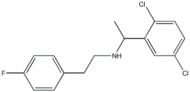 [1-(2,5-dichlorophenyl)ethyl][2-(4-fluorophenyl)ethyl]amine 结构式