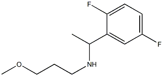 [1-(2,5-difluorophenyl)ethyl](3-methoxypropyl)amine Structure