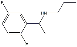 [1-(2,5-difluorophenyl)ethyl](prop-2-en-1-yl)amine Structure