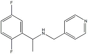  [1-(2,5-difluorophenyl)ethyl](pyridin-4-ylmethyl)amine