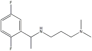 [1-(2,5-difluorophenyl)ethyl][3-(dimethylamino)propyl]amine,,结构式