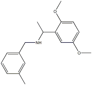 [1-(2,5-dimethoxyphenyl)ethyl][(3-methylphenyl)methyl]amine|