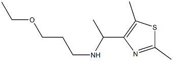 [1-(2,5-dimethyl-1,3-thiazol-4-yl)ethyl](3-ethoxypropyl)amine