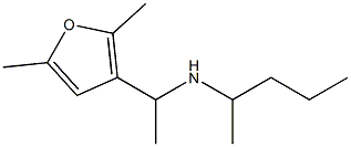 [1-(2,5-dimethylfuran-3-yl)ethyl](pentan-2-yl)amine 化学構造式