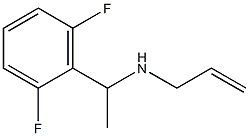 [1-(2,6-difluorophenyl)ethyl](prop-2-en-1-yl)amine,,结构式