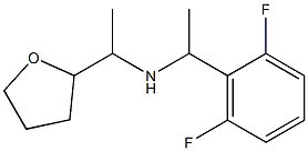 [1-(2,6-difluorophenyl)ethyl][1-(oxolan-2-yl)ethyl]amine Struktur