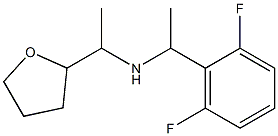 [1-(2,6-difluorophenyl)ethyl][1-(oxolan-2-yl)ethyl]amine Structure