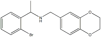 [1-(2-bromophenyl)ethyl](2,3-dihydro-1,4-benzodioxin-6-ylmethyl)amine