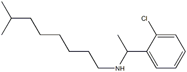 [1-(2-chlorophenyl)ethyl](7-methyloctyl)amine 结构式