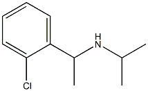 [1-(2-chlorophenyl)ethyl](propan-2-yl)amine,,结构式